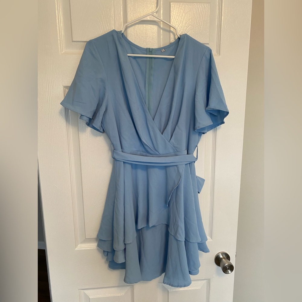 Blue dress
